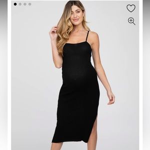 Pinkblush Ribbed Maternity Dress
